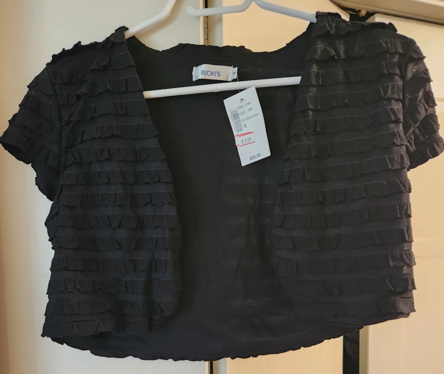 USED ~ Vintage Rickis Cropped Shrug, Size S