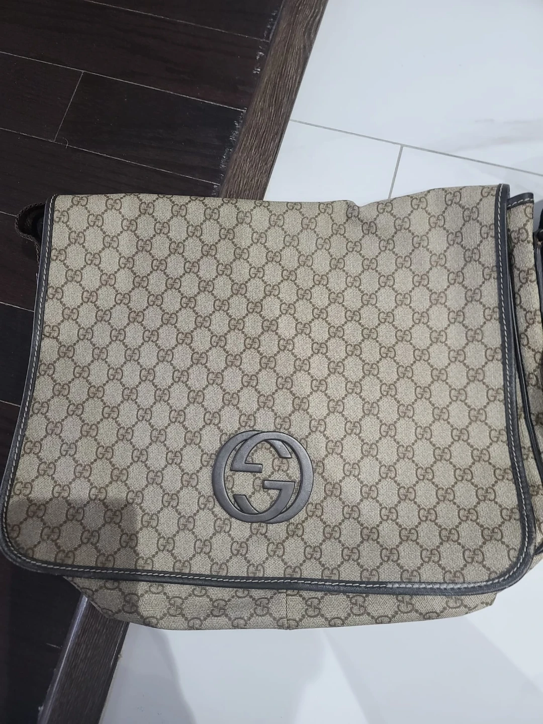 Gucci GG Monogram Messenger Bag
