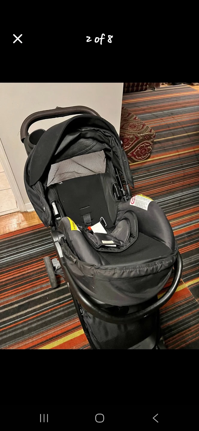 Black Graco Stroller with Infant Car Seat Adapter - photo 2
