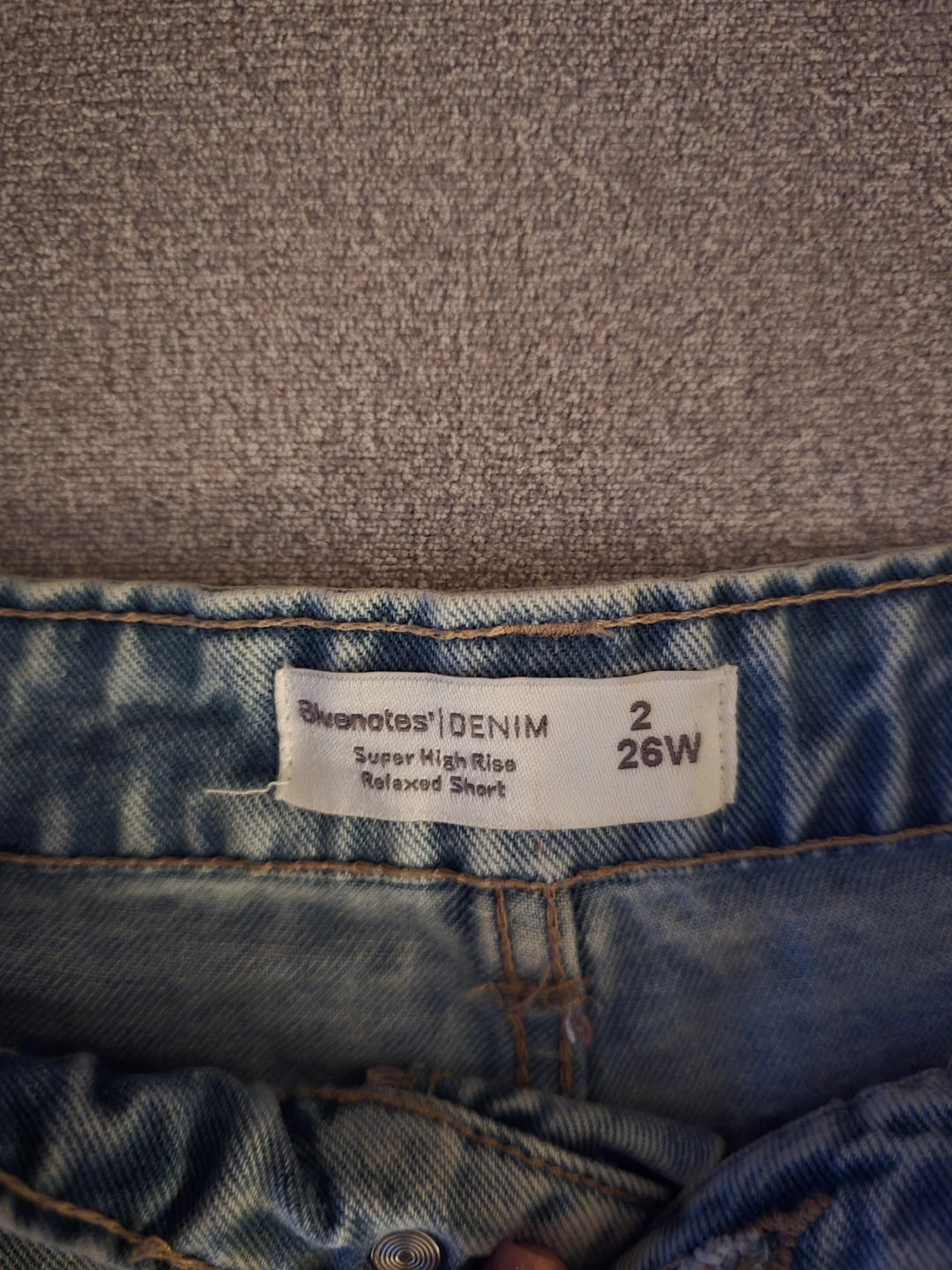 Bluenotes DENIM Super High Rise Relaxed Short - photo 2