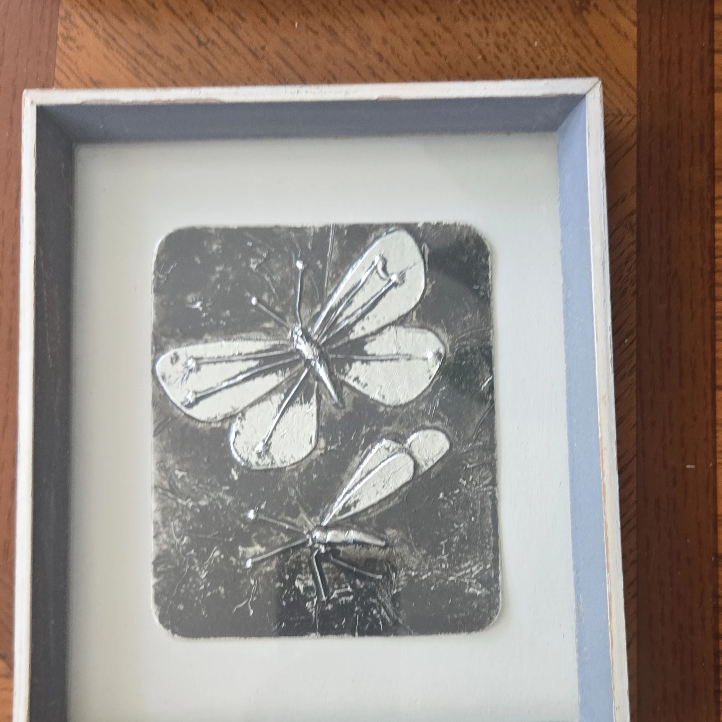 Framed Metal Art Plaque - Butterflies & Dragonflies - photo 3