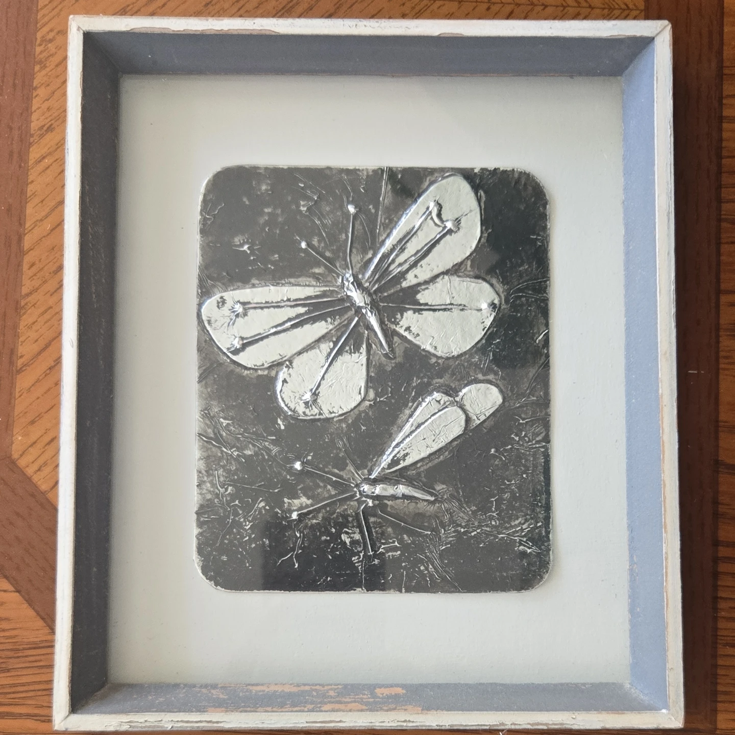 Framed Metal Art Plaque - Butterflies & Dragonflies - photo 4