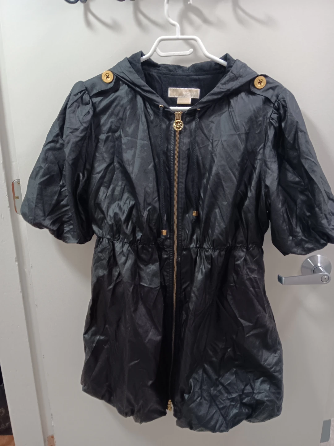 Super Cute, Short Sleeve, Black, Hooded Jacket by Michael Kors! - photo 2