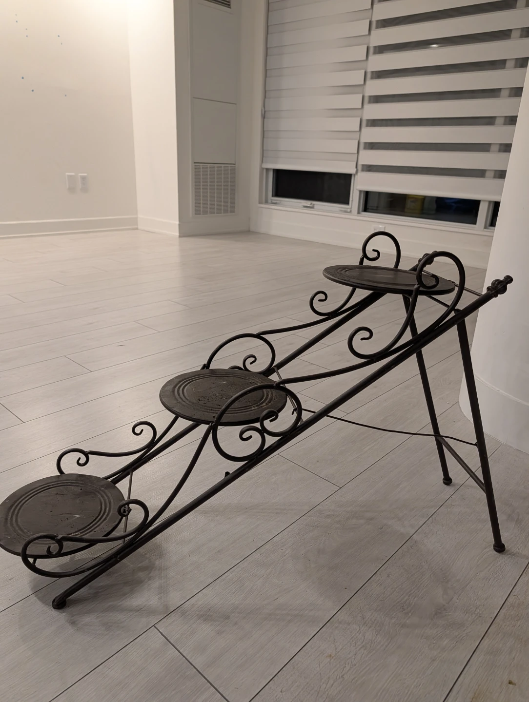 Wrought Iron 3-Tier Plant Stand - MOVING SALE! - photo 2