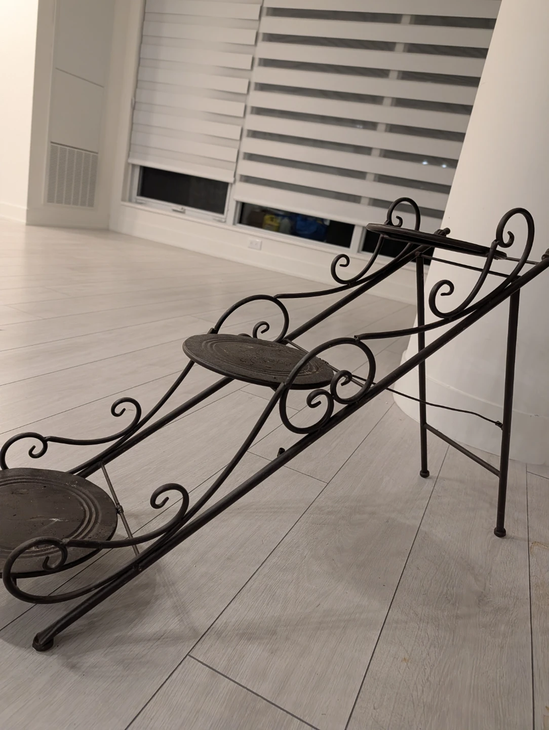 Wrought Iron 3-Tier Plant Stand - MOVING SALE! - photo 3
