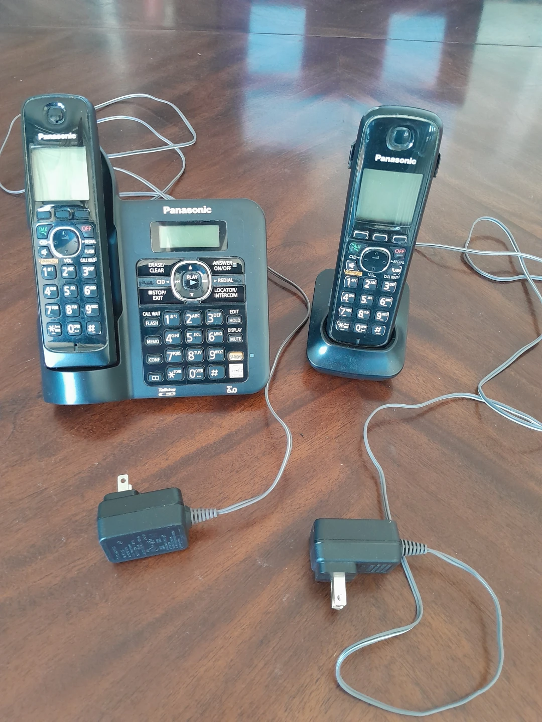 Panasonic DECT 6.0 Cordless Phone System with 2 Handsets - photo 4