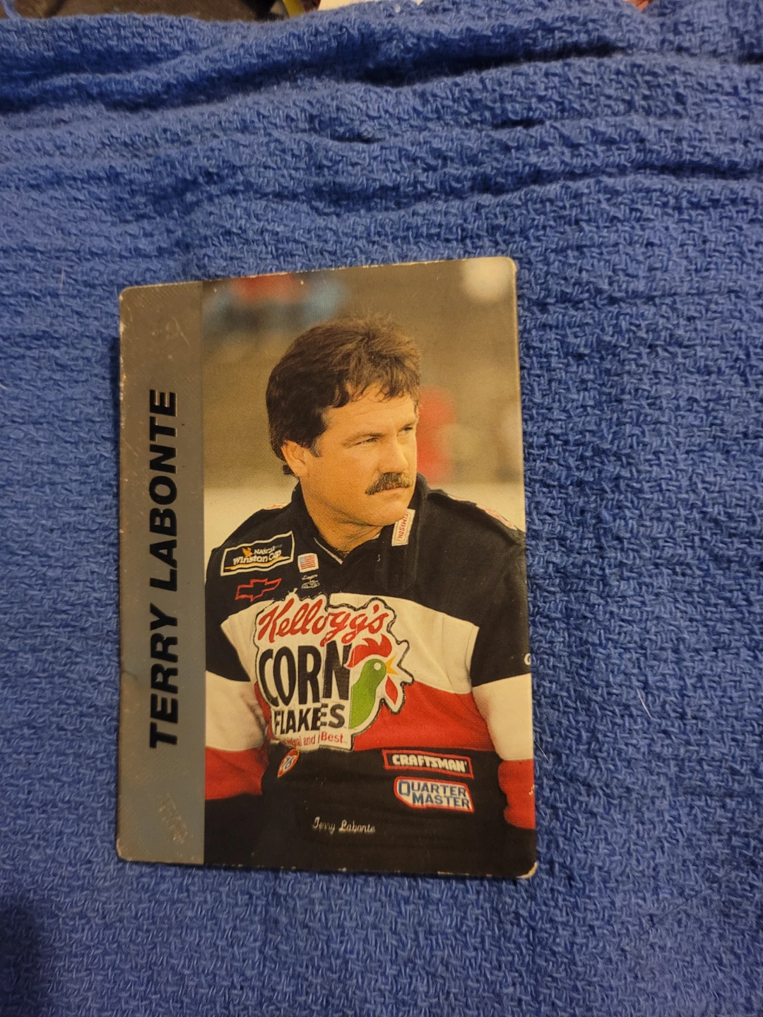 Terry Labonte Kellogg's Corn Flakes Racing Card - photo 2