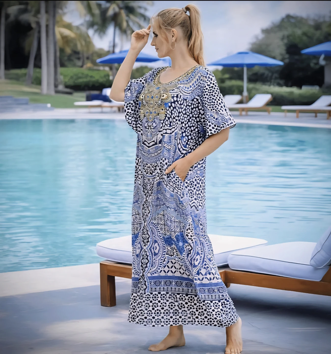 Miss Lavish London Women's  Kaftan Maxi Dress - photo 2