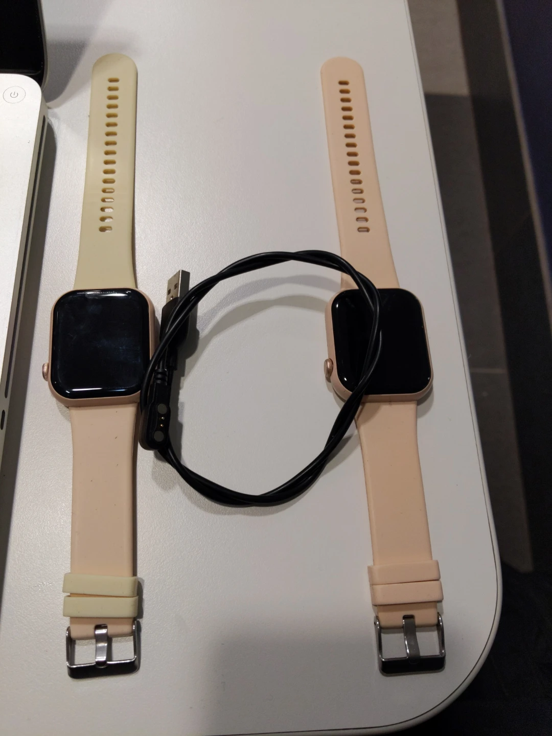 Smartwatches with Charging Cable (2 Pack) for parts or repairs