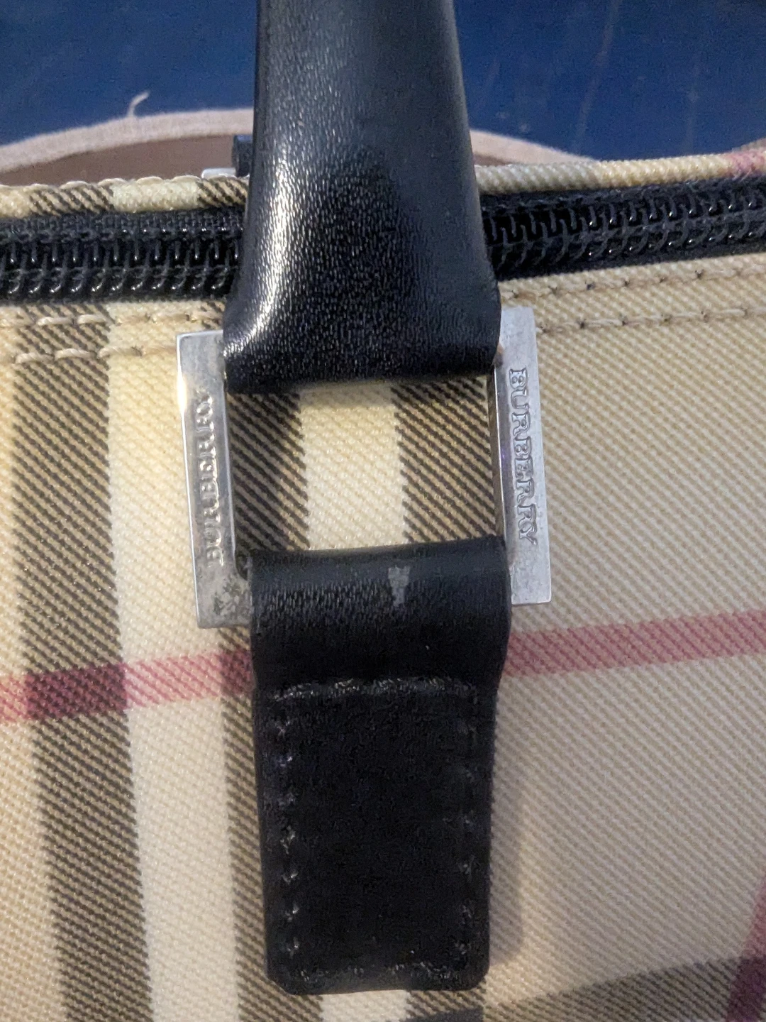 Burberry Haymarket Check Boston Bag - photo 2