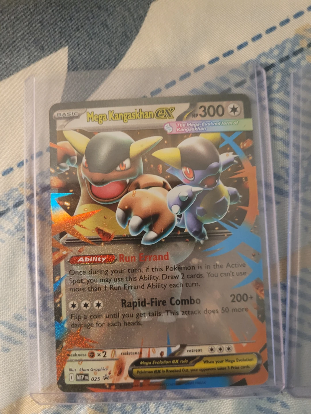 Pokemon Trading Cards - Mega Kangaskhan EX & Hop's Zacian EX - photo 2