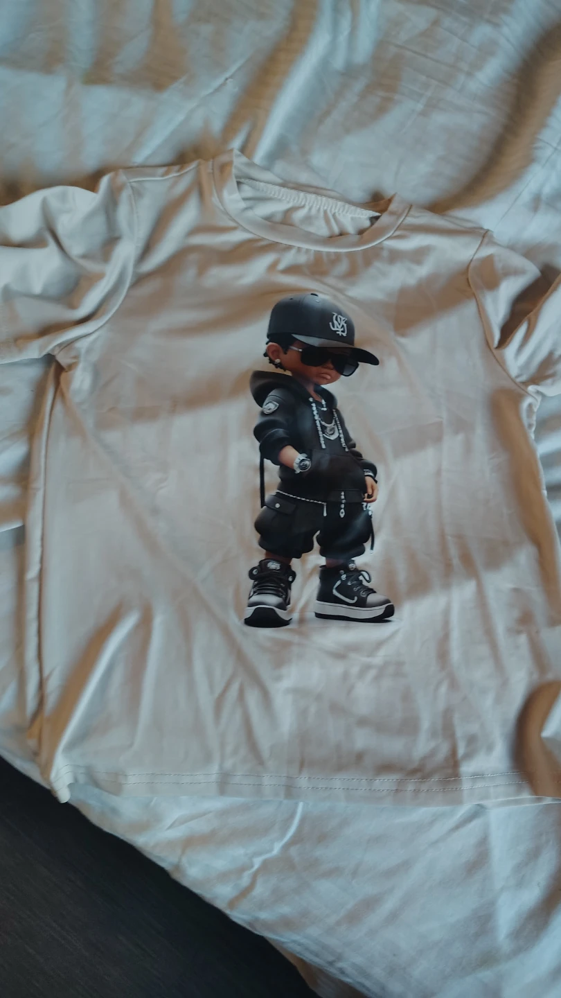Graphic T-Shirts - Cartoon Bear and Boy Designs