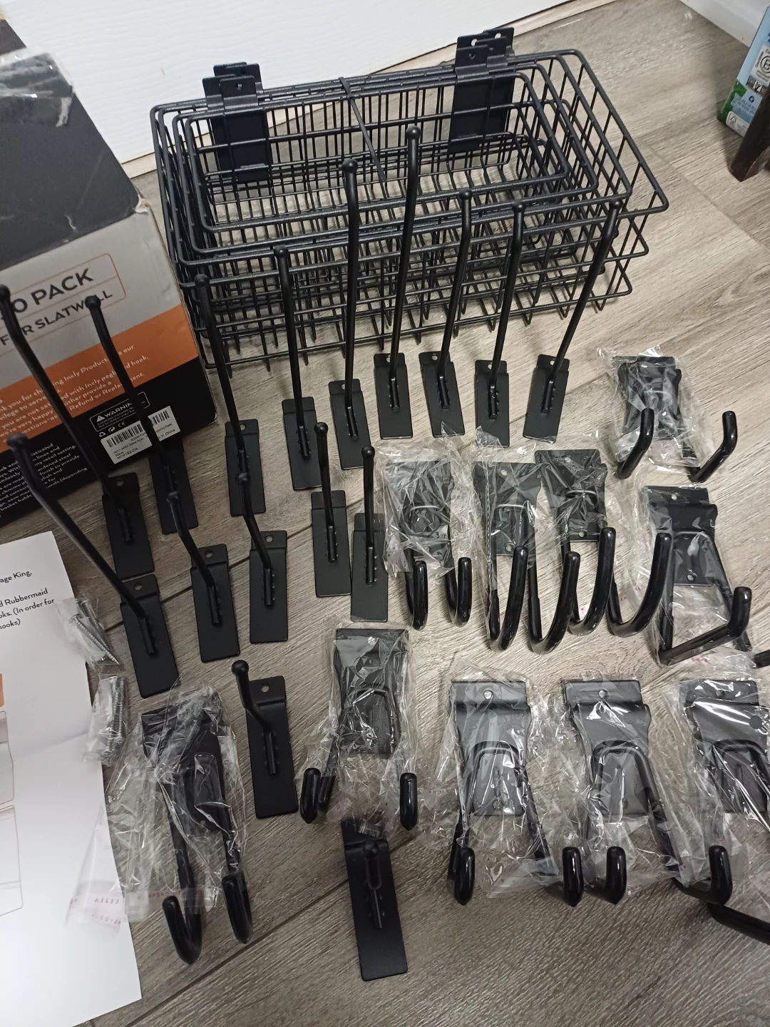Heavy Duty Slatwall Hooks and Baskets Set - photo 5