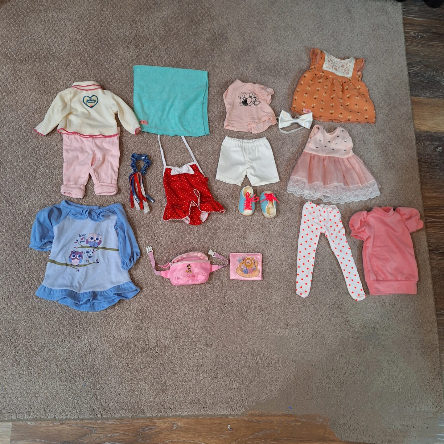 Doll Clothes Lot - Outfits and Accessories
