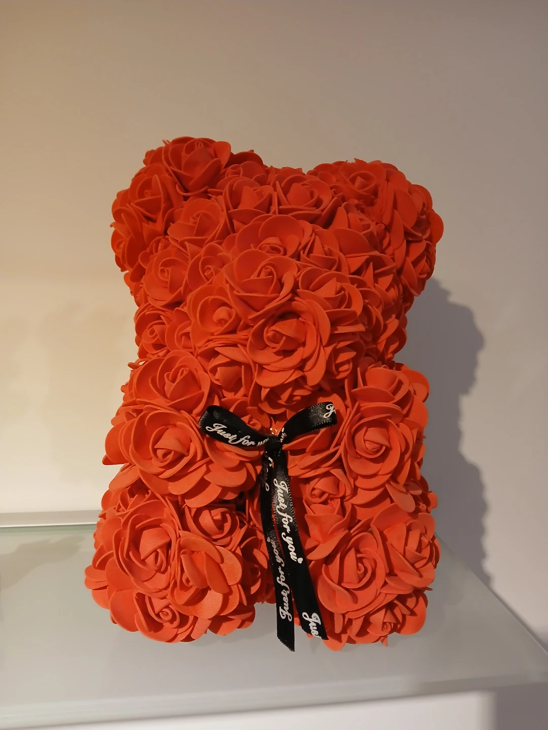 New Red Rose Bear