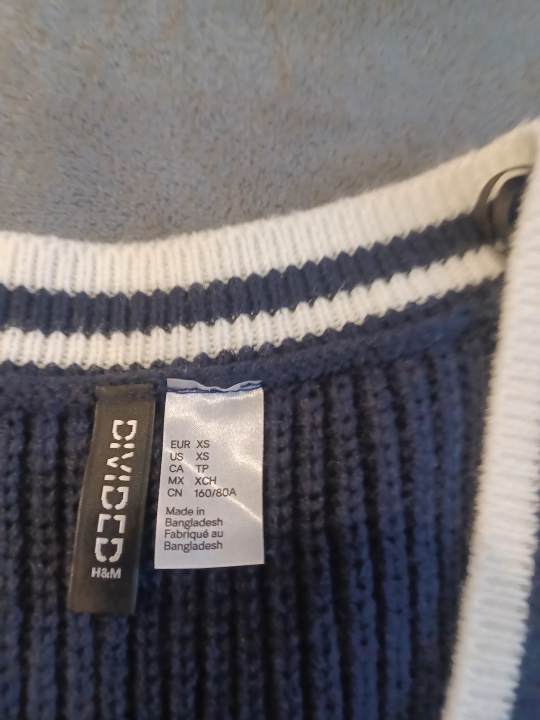 Divided H&M Navy Blue Vest - XS - photo 2