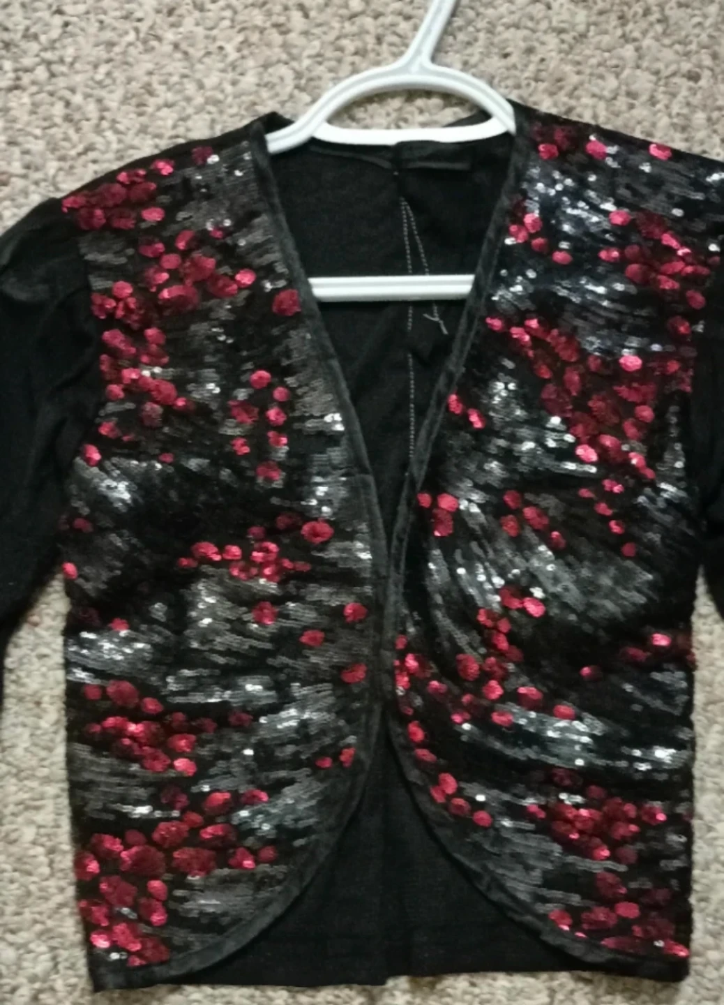 Sparkly Sequined Bolero Cardigan - photo 2