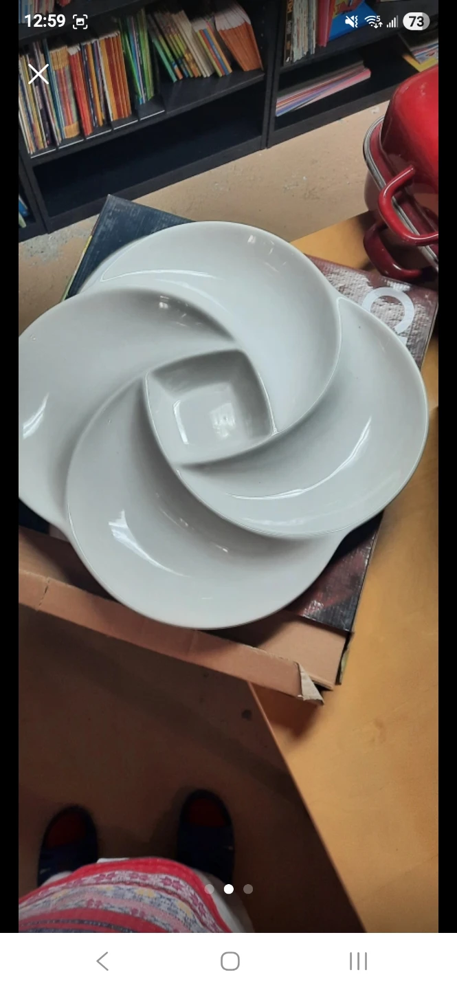 Crawford Chip & Dip Serving Platter - photo 2
