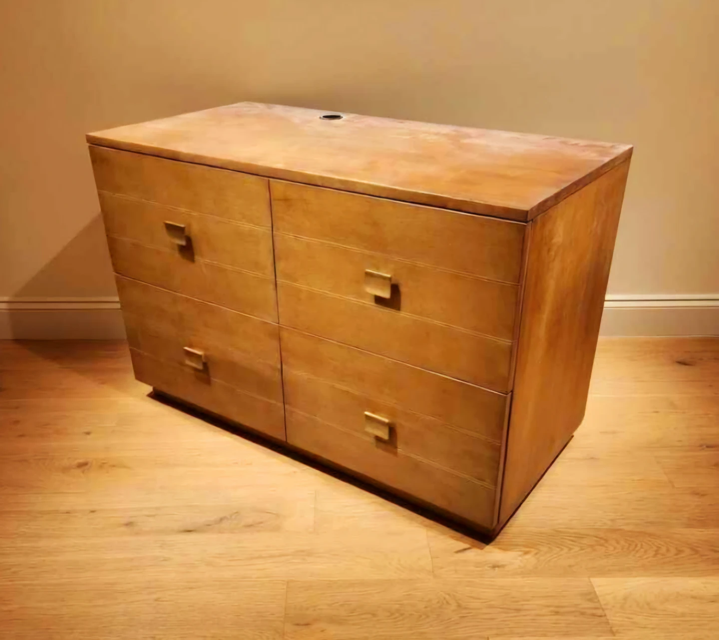 MCM Teak Lowboy Dresser With 4 Drawers (Delivery Available)