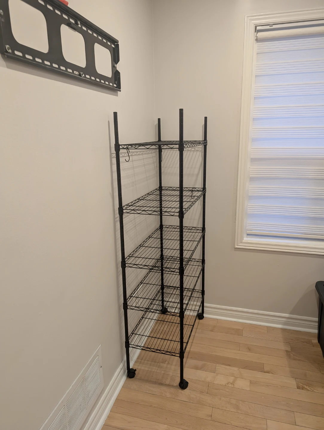 New 5-Shelf Black Metal Shelving Unit - photo 2