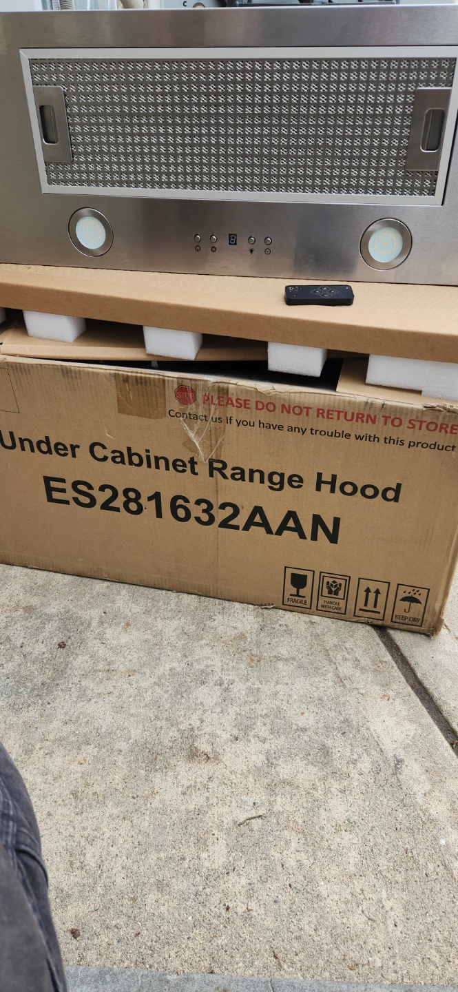 Stainless steel Under Cabinet Range Hood