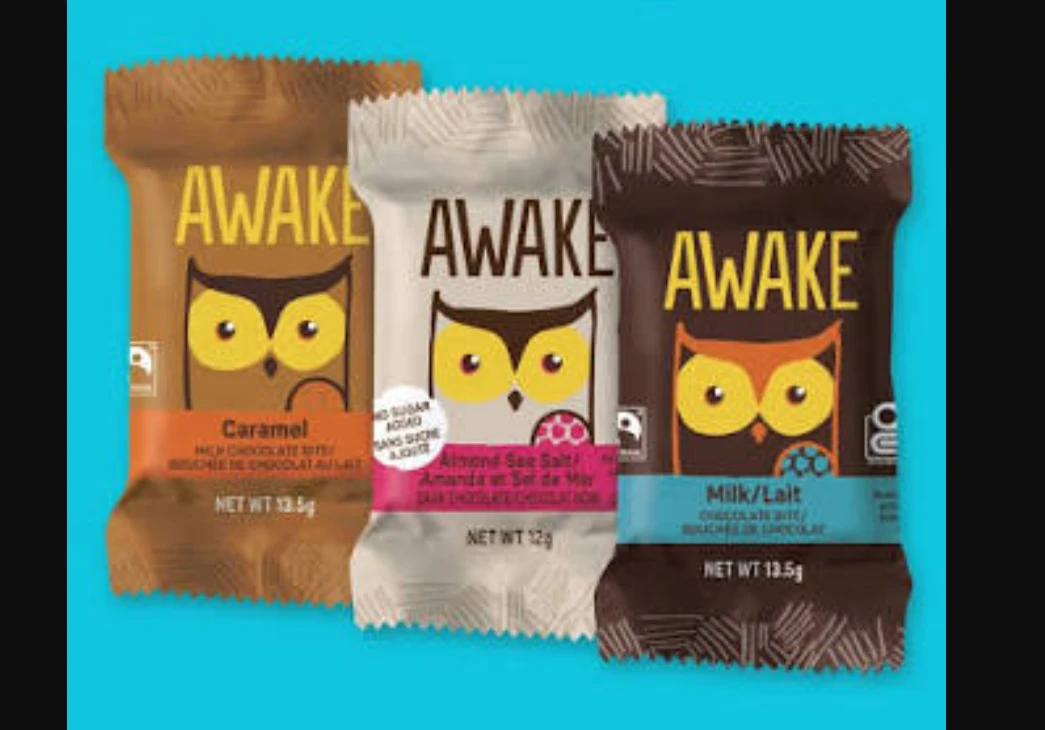 AWAKE Chocolate Pouches (3 Flavours) - 8 pieces per pouch