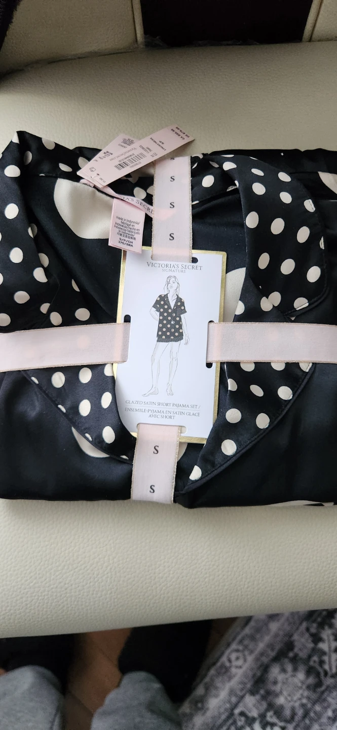 Victoria's Secret Glazed Satin Short Pajama Set