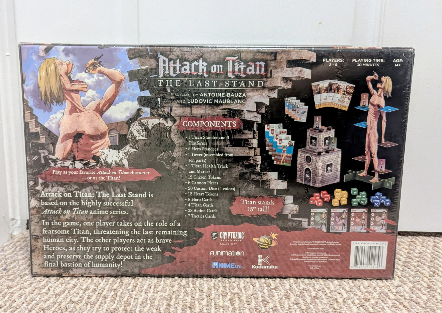 Attack on Titans: The Last Stand board game - photo 2