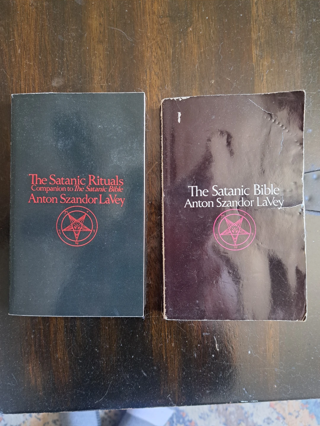 The Satanic Bible & The Satanic Rituals Books by Anton LaVey