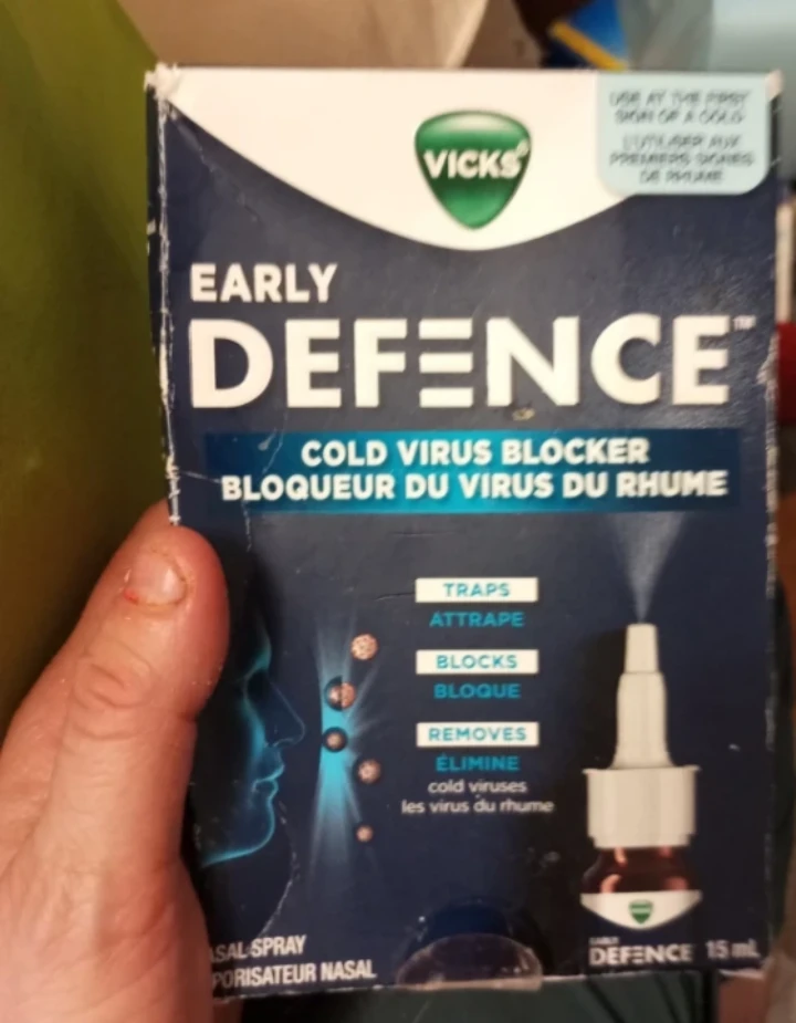 Vicks Early Defence Cold Virus Blocker Nasal Spray 15ml