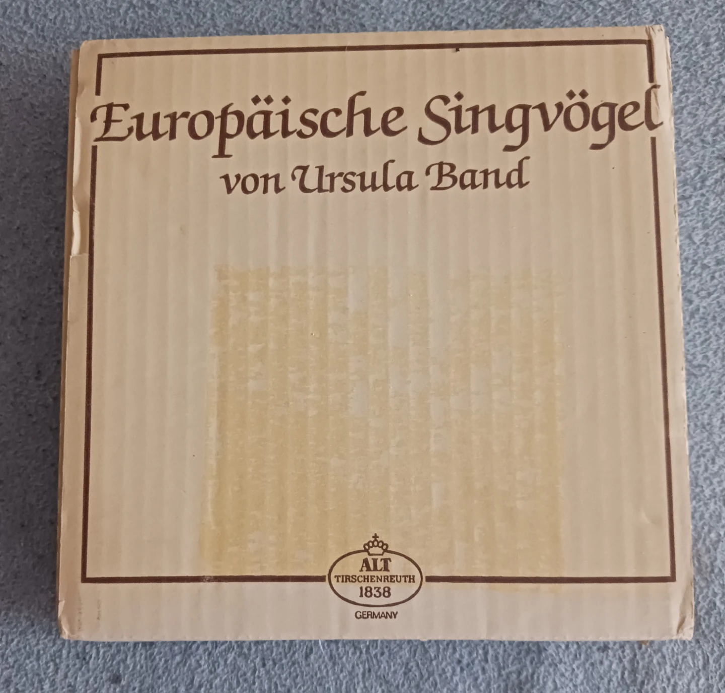 WWF Collection Plate - European Songbirds Series