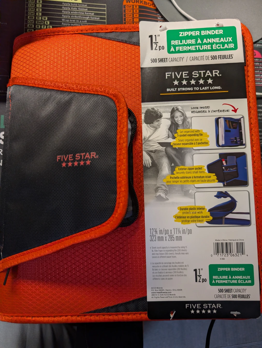 Five Star Zipper Binder