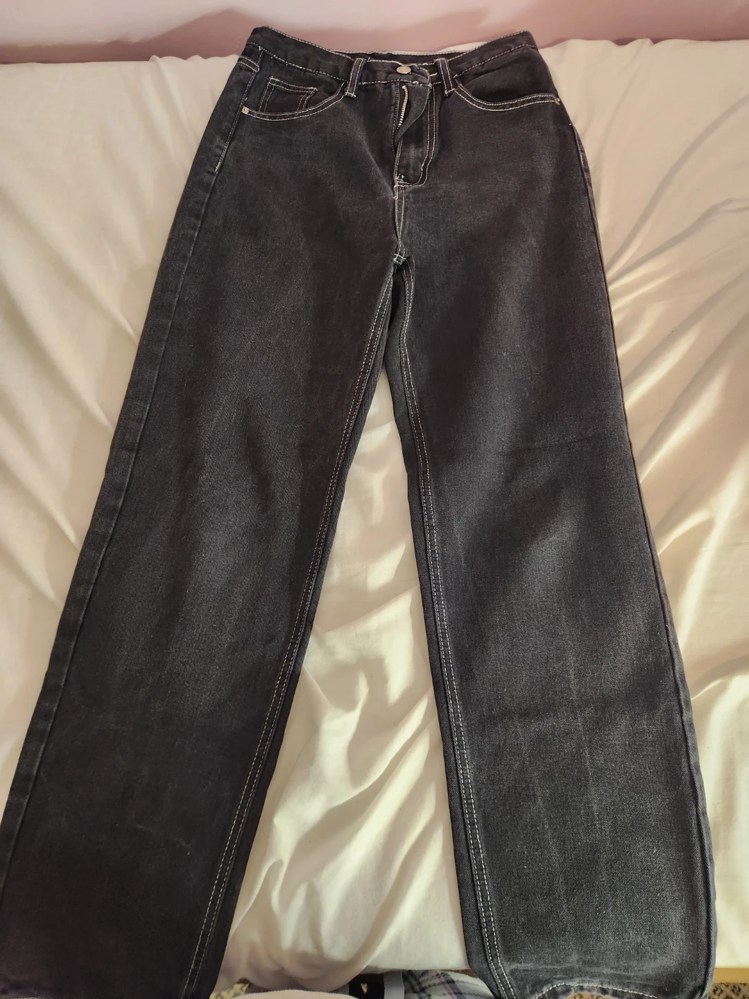 Women's Black Denim Jeans - Size M (6)
