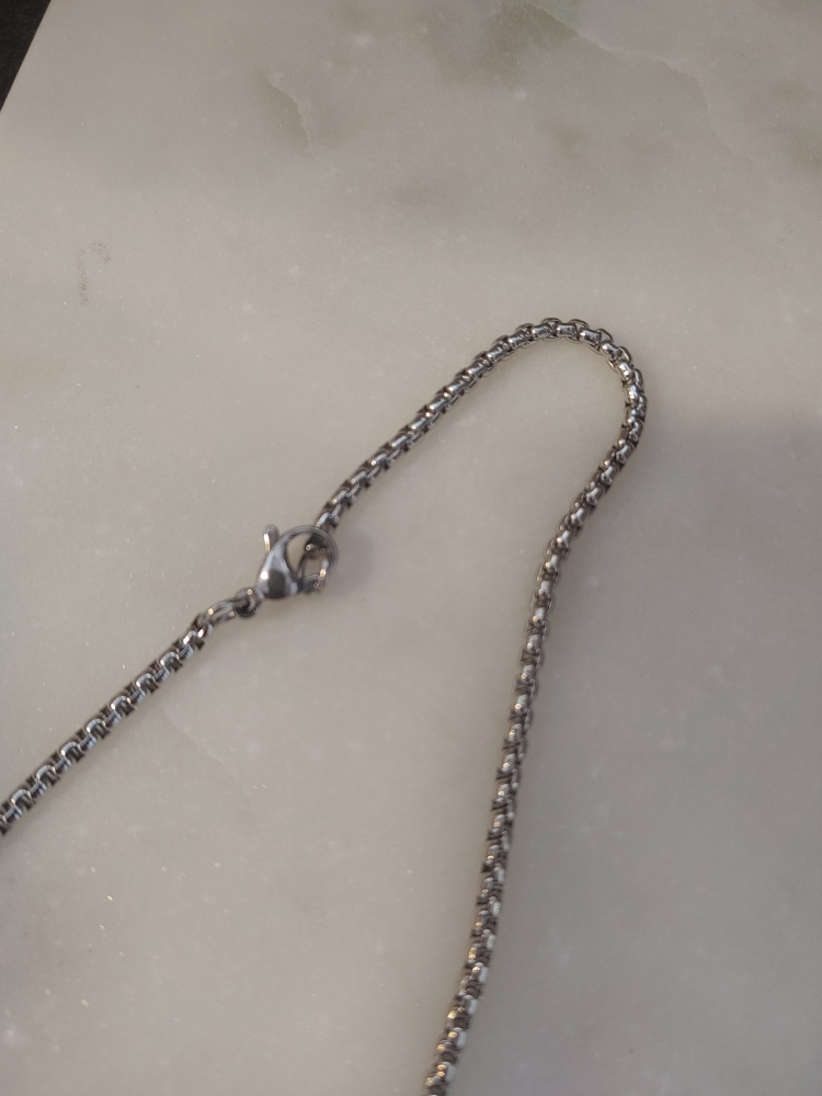 Silver tone Owl Pendant Necklace - photo 4