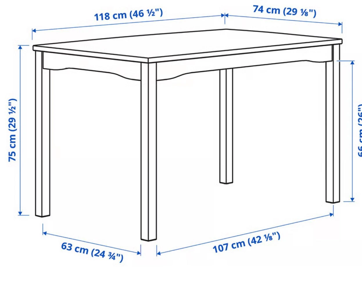 IKEA Norden Oak Table - photo 3