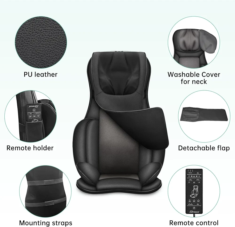 Massage Seat Cushion with Heat and Compression - photo 2