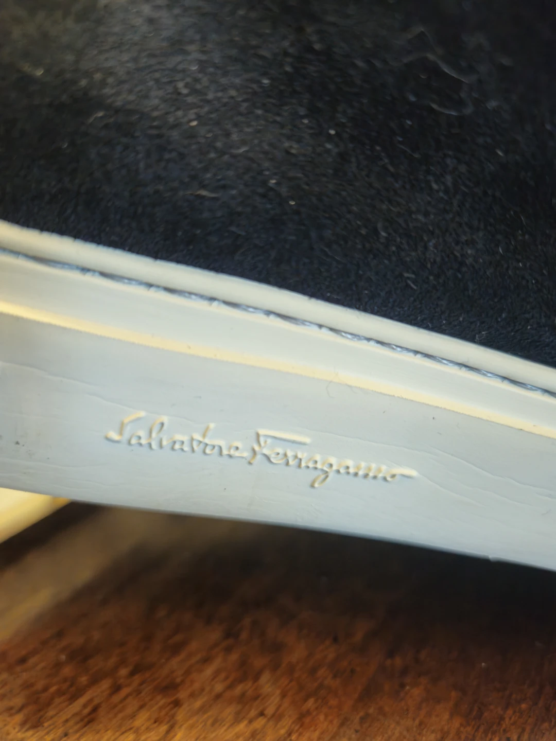 Salvatore Ferragamo Black Suede Sneakers - photo 2