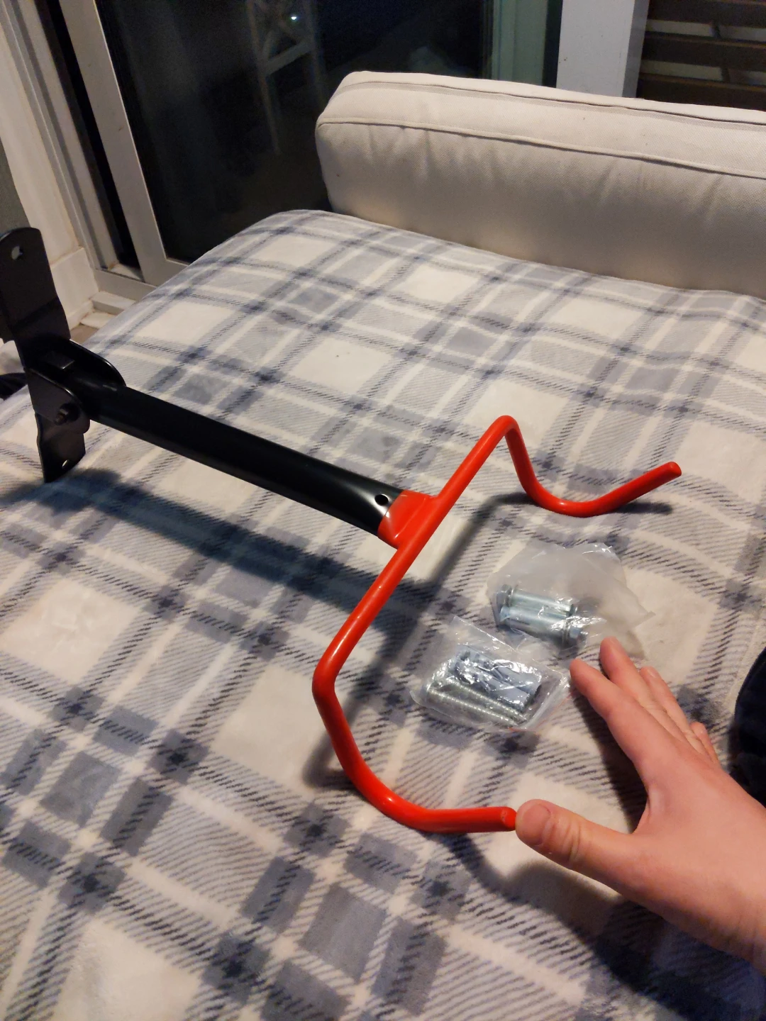 Bicycle bike  Storage Rack mount hanger hook holder with screws - photo 2