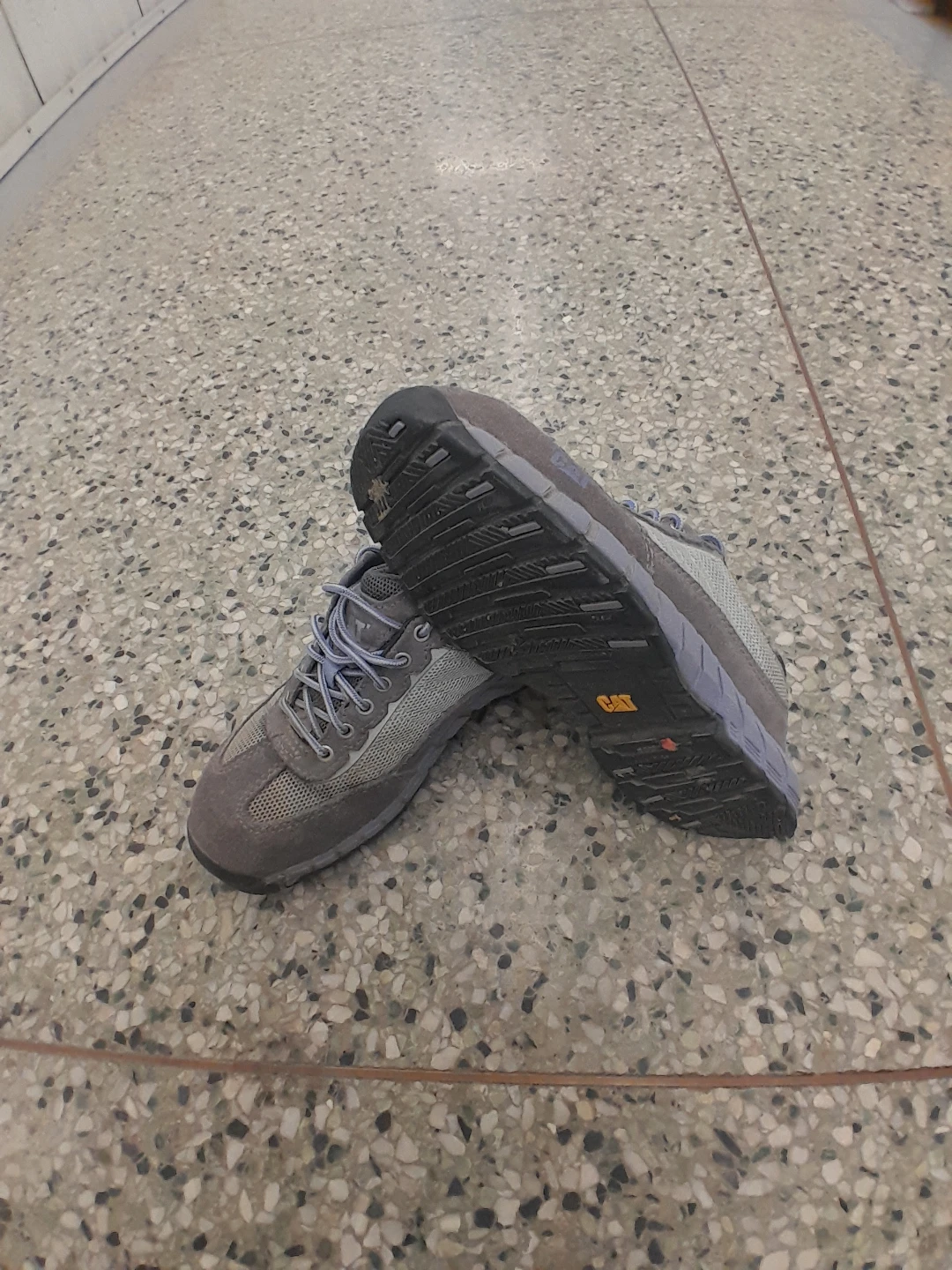 Safety  Shoes Cat Grey Suede & Mesh women's size 7 - photo 5