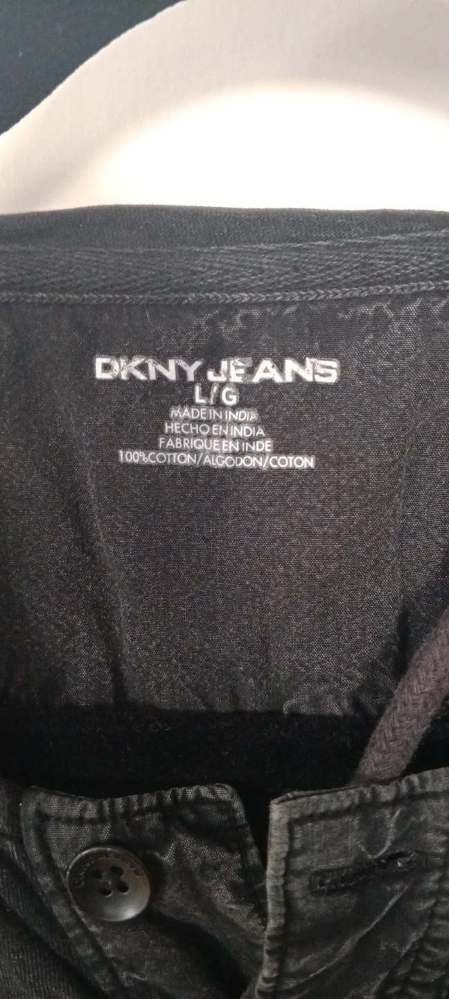DKNY Jeans Long Sleeve Hoodie L/G Black - photo 2