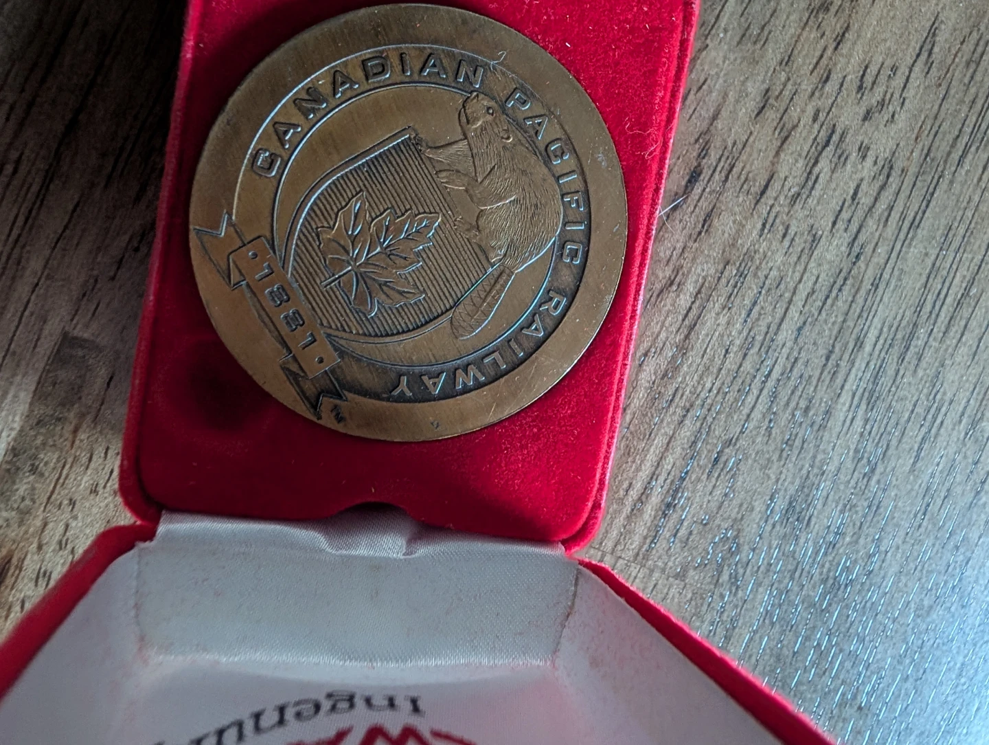Canadian Pacific Railway Commemorative Medal 1881-2001