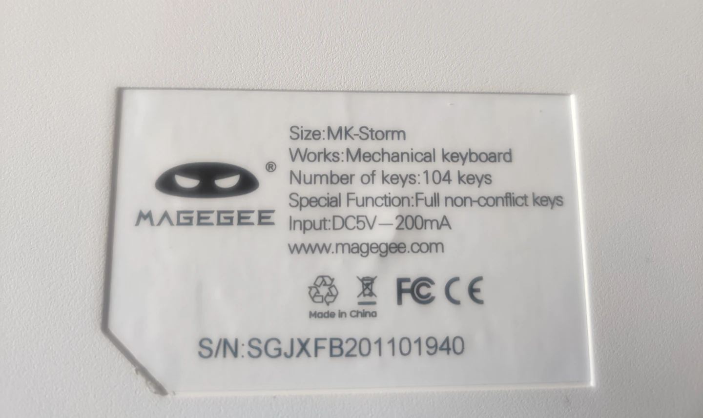 MageGee MK-Storm Mechanical Keyboard - photo 3
