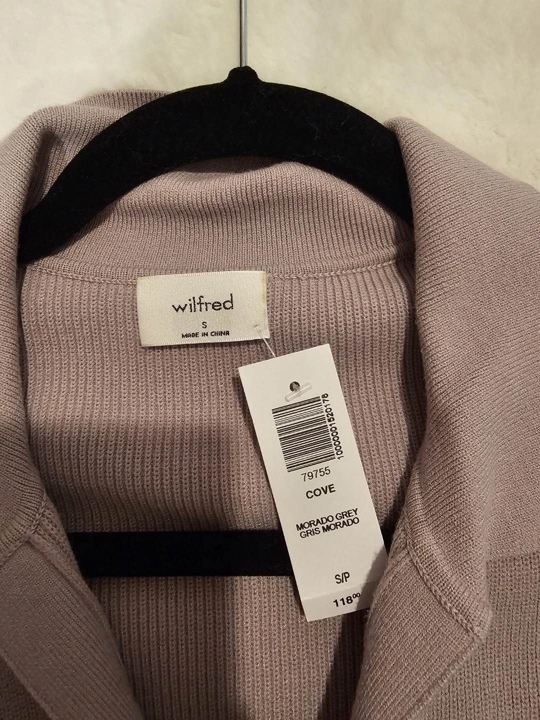Wilfred Cove Ribbed Midi Dress - Morado Grey - photo 2