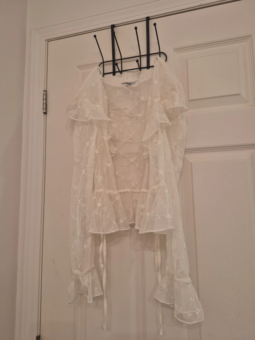 White Lace Corset Top