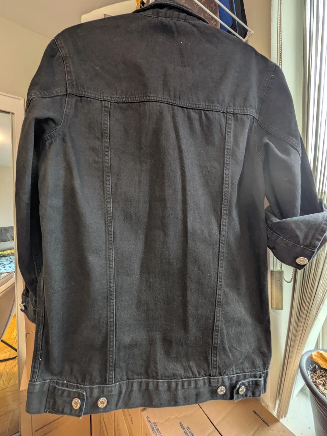 Black Denim Jacket - & DENIM - photo 2