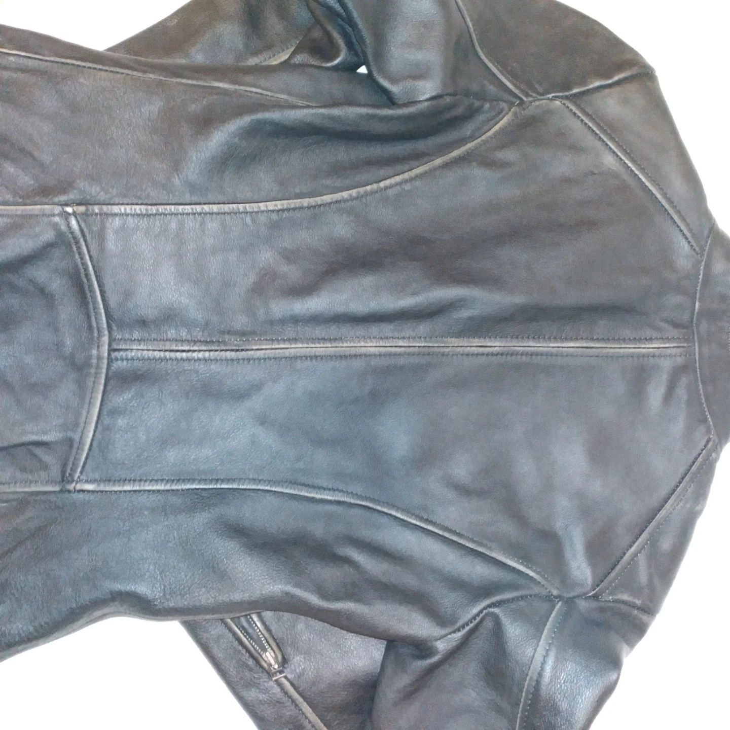 DANIER Black Leather Jacket - photo 4