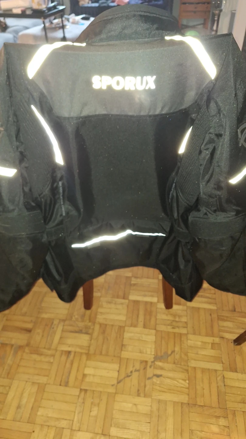 Sporux Motorcycle Jacket with Reflective Accents - photo 2