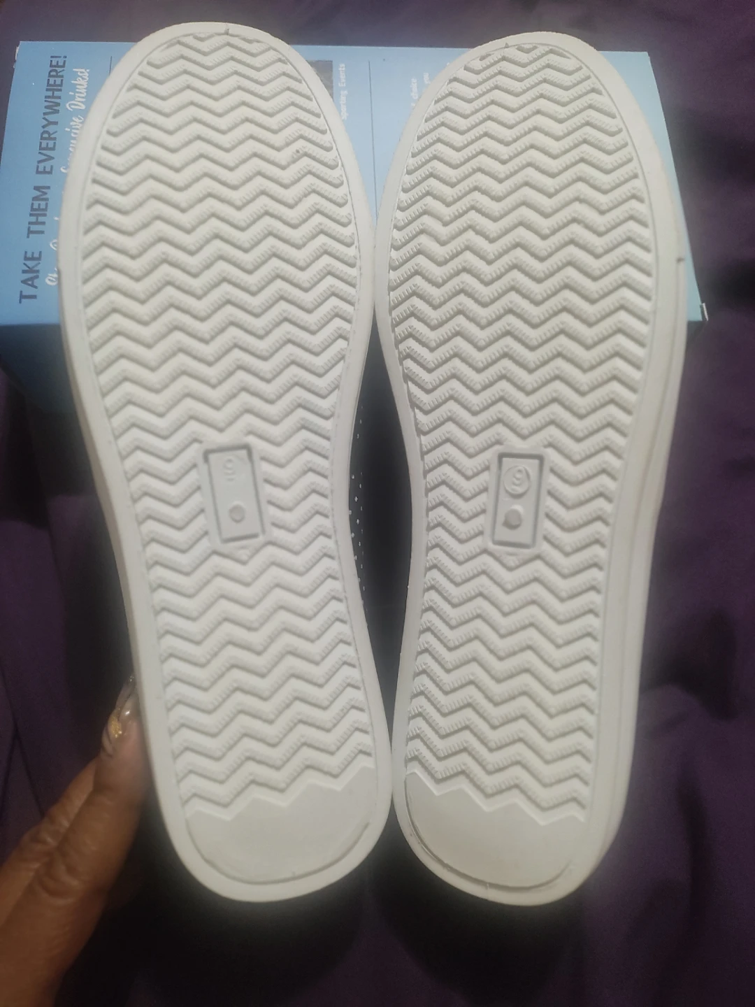 Sole Mates Black & White Polka Dot Slip-On Shoes Size 9 New - photo 4