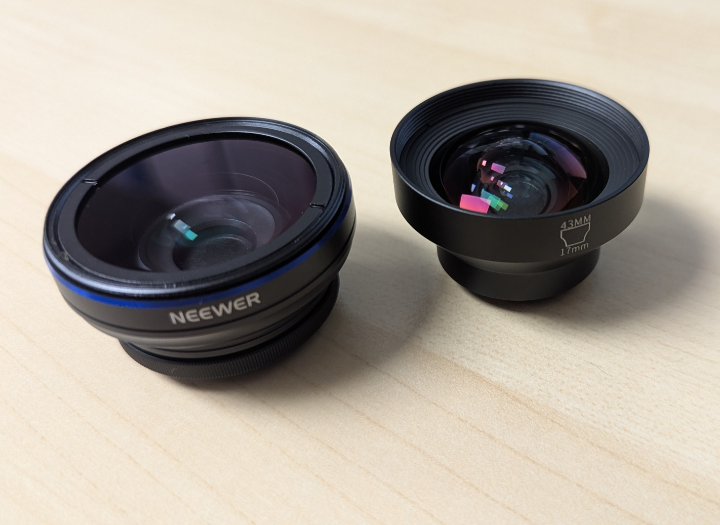 Neewer Phone Lenses - LS-60 and Wide Lens 18mm