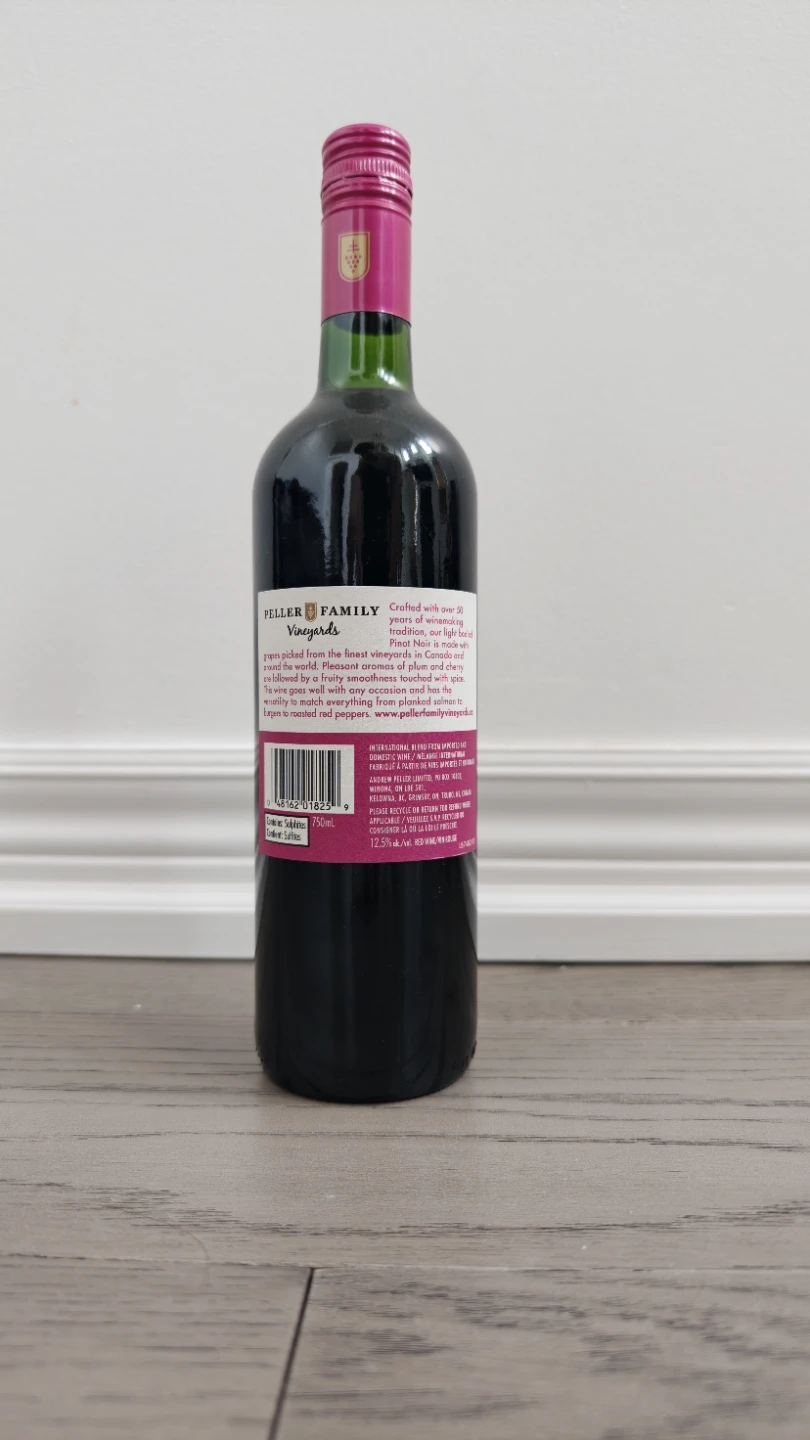Peller Family Vineyards Pinot Noir 750mL - photo 2